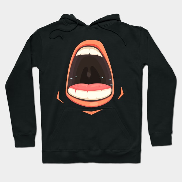 Mouth Hoodie by vladocar